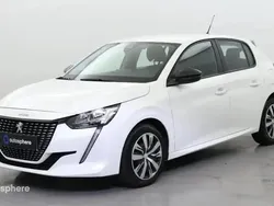 Blanc banquise (o) Utilisé 2023 Peugeot 208 Active Citadine | 13 999 € (Prix juste)