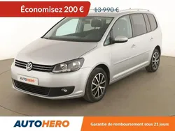 Gris Utilisé 2014 VW Touran Monospace | 13 390 € (Prix juste)