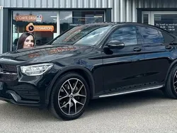 Noir Utilisé 2020 Mercedes GLC300 AMG line Coupé | 43 990 € (Super prix)