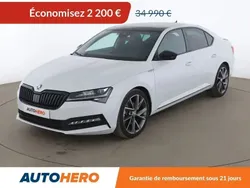 Blanc Utilisé 2022 Skoda Superb SportLine Berline | 32 790 € (Bon prix)
