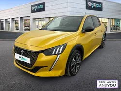 Jaune Utilisé 2020 Peugeot e-208 GT-line Citadine | 14 490 € (Bon prix)