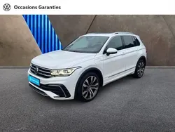 Blanc oryx nacrée Utilisé 2021 VW Tiguan R-line SUV | 32 490 € (Prix cher)