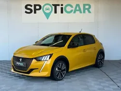 Jaune Utilisé 2020 Peugeot e-208 GT-line Citadine | 13 690 € (Bon prix)