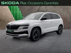 Blanc Utilisé 2024 Skoda Karoq SportLine SUV | 32 728 € (Prix juste)