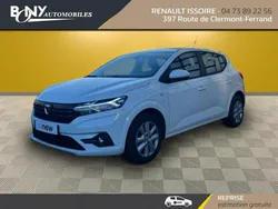 Blanc Utilisé 2022 Dacia Sandero Comfort Citadine | 13 294 € (Prix juste)
