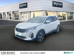 Blanc nacré (n) Utilisé 2021 Peugeot 3008 Allure | 21 990 € (Bon prix)
