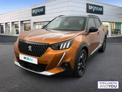 Orange Utilisé 2021 Peugeot 2008 GT SUV | 17 890 € (Prix juste)