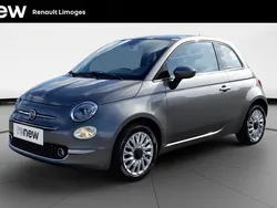 Gris Utilisé 2017 Fiat 500 Lounge Citadine | 9 490 € (Prix juste)