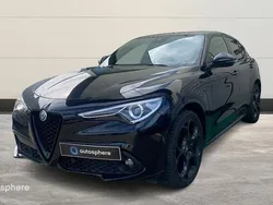 Noir Utilisé 2021 Alfa Romeo Stelvio Veloce SUV | 36 499 € (Prix assez cher)