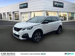 Blanc nacré (s) Utilisé 2020 Peugeot 5008 GT-line Monospace | 18 990 € (Prix juste)