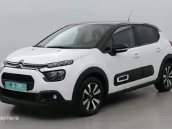 Blanc banquise (o) Utilisé 2023 Citroën C3 PureTech Citadine | 12 499 € (Bon prix)