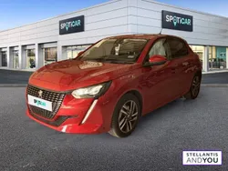 Rouge Utilisé 2020 Peugeot 208 Allure Citadine | 13 890 € (Prix juste)