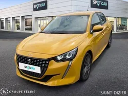 Jaune Utilisé 2021 Peugeot 208 Business-Line Citadine | 12 980 € (Prix assez cher)