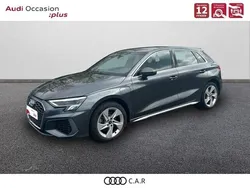 Gris daytona nacré Utilisé 2021 Audi A3 Sportback e-tron S-Line Berline | 28 900 € (Prix juste)