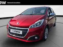 Rouge Utilisé 2019 Peugeot 208 Signature Sky Citadine | 11 990 € (Prix juste)