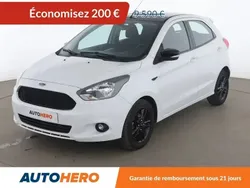Blanc Utilisé 2017 Ford Ka Citadine | 9 190 € (Prix juste)