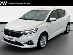 Blanc Utilisé 2022 Dacia Sandero Comfort Citadine | 13 490 € (Prix assez cher)