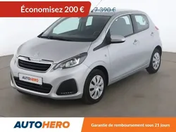 Gris Utilisé 2019 Peugeot 108 Active Citadine | 7 190 € (Bon prix)