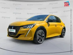 Jaune Utilisé 2021 Peugeot e-208 GT Citadine | 16 499 € (Prix juste)