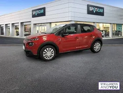Rouge Utilisé 2020 Citroën C3 PureTech Citadine | 9 980 € (Prix juste)