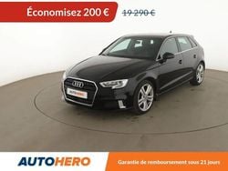 Noir Utilisé 2019 Audi A3 Sportback Sport Berline | 19 090 € (Bon prix)