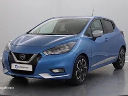 Bleu Utilisé 2021 Nissan Micra Citadine | 13 599 € (Prix juste)