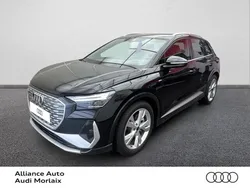 Noir mythic métallisé Nouvelle 2025 Audi Q4 e-tron S-Line SUV | 59 900 € (Prix juste)