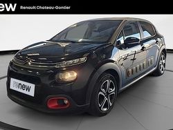 Noir Utilisé 2019 Citroën C3 PureTech Citadine | 7 490 € (Bon prix)