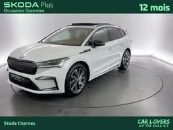 Blanc Utilisé 2024 Skoda Enyaq iV SportLine SUV | 43 890 € (Prix juste)
