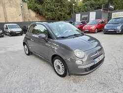 Gris Utilisé 2009 Fiat 500 Lounge Cabriolet | 6 490 € (Prix juste)