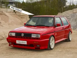 Rouge Utilisé 1989 VW Golf II Berline | 37 900 €