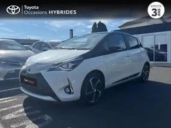 Blanc nacré biton toit noir Utilisé 2019 Toyota Yaris Hybrid City Berline | 15 980 € (Prix juste)