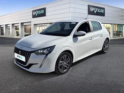 Blanc banquise (o) Utilisé 2021 Peugeot 208 Allure Citadine | 13 990 € (Prix juste)