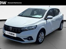 Blanc Utilisé 2022 Dacia Sandero Comfort Citadine | 12 390 € (Bon prix)