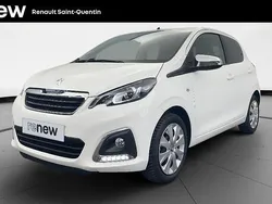 Blanc Utilisé 2021 Peugeot 108 Style Citadine | 9 490 € (Prix juste)