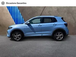 Bleu clair métallisée Utilisé 2024 VW T-Cross R-line SUV | 27 900 € (Prix juste)