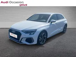 Blanc Utilisé 2024 Audi A3 Sportback S-Line Berline | 34 987 € (Prix juste)