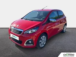Rouge Utilisé 2021 Peugeot 108 Style Citadine | 10 490 € (Prix juste)