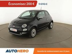 Noir Utilisé 2017 Fiat 500 Lounge Citadine | 8 890 € (Bon prix)