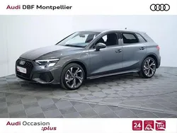 Gris daytona nacré Utilisé 2024 Audi A3 Sportback e-tron S-Line Berline | 39 890 € (Prix assez cher)