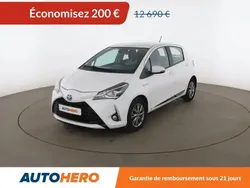 Blanc Utilisé 2017 Toyota Yaris Hybrid Citadine | 12 490 € (Bon prix)