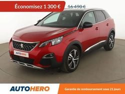 Rouge Utilisé 2017 Peugeot 3008 GT-line SUV | 15 190 € (Prix juste)