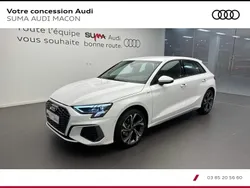 Blanc Utilisé 2023 Audi A3 Sportback S-Line Berline | 32 990 € (Prix juste)