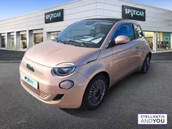 Rouge Utilisé 2023 Fiat 500e Cabriolet | 23 990 € (Prix assez cher)