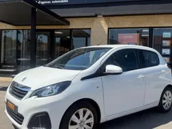 Blanc Utilisé 2017 Peugeot 108 Active Citadine | 6 890 € (Prix juste)