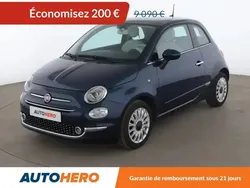 Bleu Utilisé 2017 Fiat 500 Lounge Citadine | 8 090 € (Bon prix)