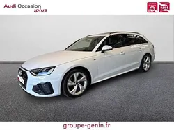 Blanc glacier métallisé Utilisé 2024 Audi A4 S-Line Break | 39 890 € (Prix juste)