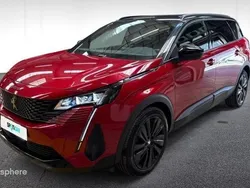 Rouge Utilisé 2021 Peugeot 5008 GT Monospace | 26 990 € (Prix juste)