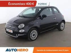 Noir Utilisé 2019 Fiat 500 Lounge Berline | 8 690 € (Prix juste)