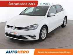 Blanc Utilisé 2019 VW Golf VII Berline | 19 490 € (Prix juste)